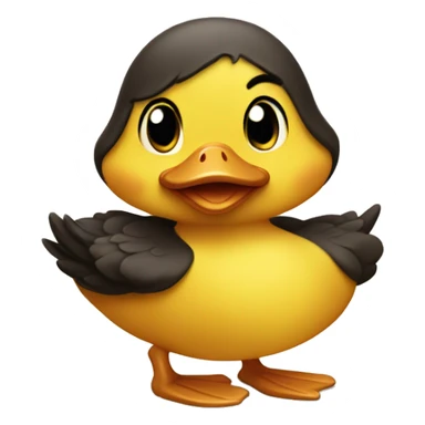 Cuty little duck sticker