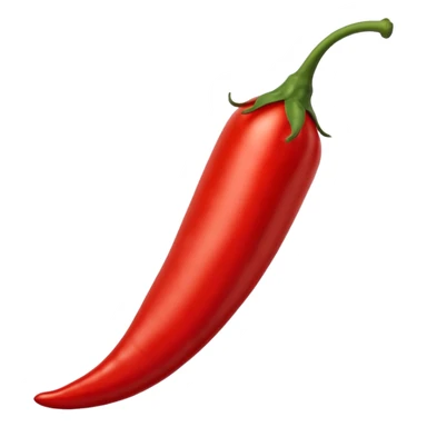 un piment rouge allongé sticker