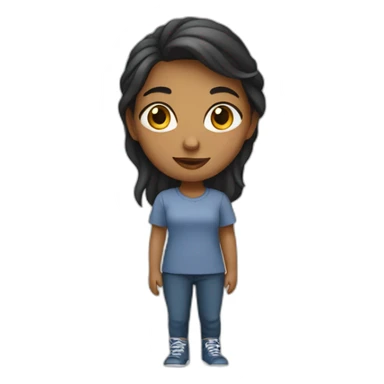 Une fille fait la vaiselle sticker