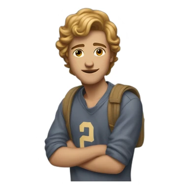 Friend 20th century boy sticker