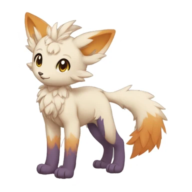 Anthro Sona Fakemon Hybrid Full Body sticker