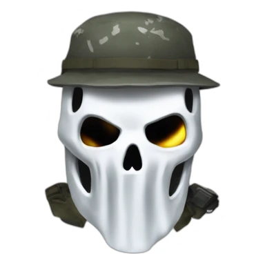Ghost from Call of Duty Modern Warfare 2 sticker