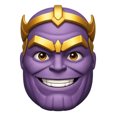 thanos zesty smile sticker