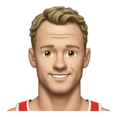 Jonathan Toews as a beach bum sticker