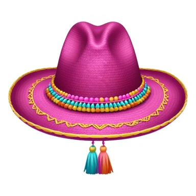 sombrero de  egresados color rosa sticker