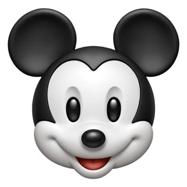 mickey mouse head blanck sticker