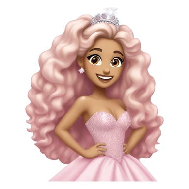 Ariana grande as Glinda in wicked  sticker