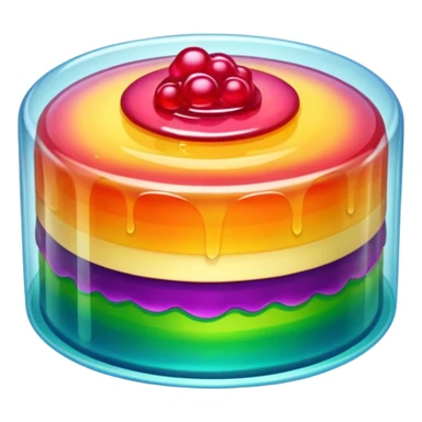 Transparent Jelly Cake sticker