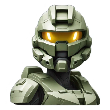 Halo Spartan japan anime sticker