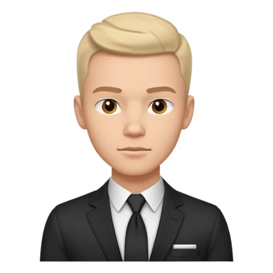 man wearing a black strap watch portrait, head and shoulders only, square jawline, strong facial structure, confident expression, black strap wristwatch visible, 3D cartoon, mobile game icon style, clean background, no text, no watermark
 sticker