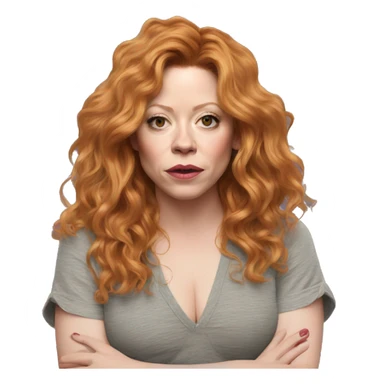 natasha lyonne shrug sticker