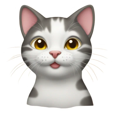 Cat kisses  sticker