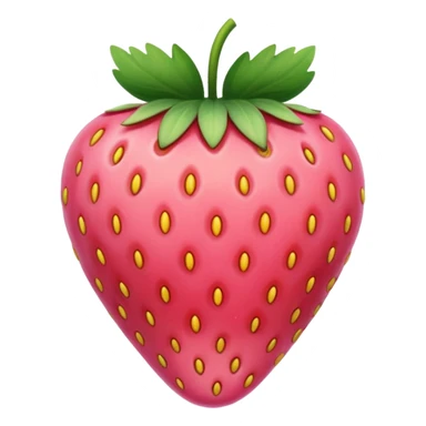 pink strawberry sticker