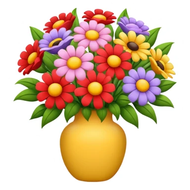 Huge flower bouquet sticker