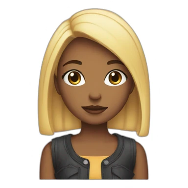 girl indie pop music sticker