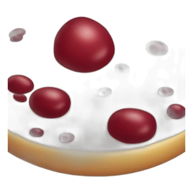 Rond rouge bordeaux sticker