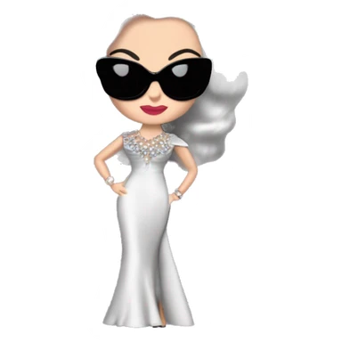 White Diamonds Elizabeth Taylor Barbie. Morticia Addams.Satin dress, opera gloves,pumps, bracelet, earrings, sunglasses Cuddling up with Slippers the kitten. sticker