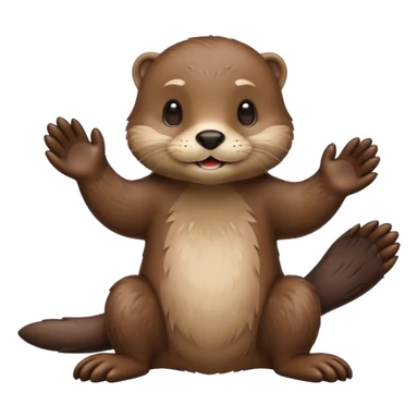 generate a take my money otter emoji, similarly to the futurama meme sticker