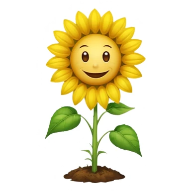 Sunflower plants vs zombies sticker