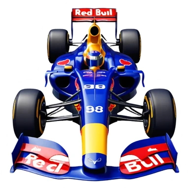 a 2010 Red Bull Formula 1 car sticker