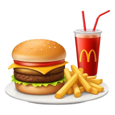 McDonald’s meal  sticker