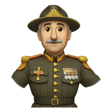 francisco Franco sticker