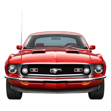 A 1969 model ford mustang sticker
