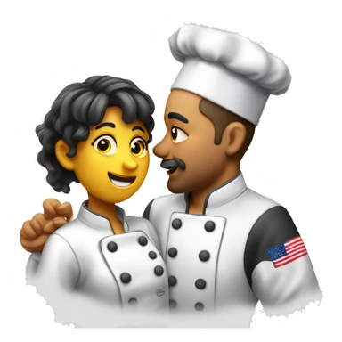 Chefs kiss but piss instead of kiss sticker