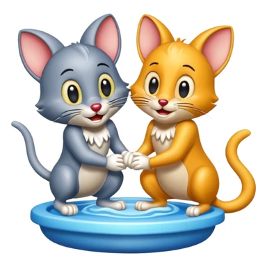 tom and jerry  game 3d icons sticker
