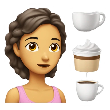 Chica de tono de piel medio, con ojos cafés y con una toalla en la cabeza, y una toalla en el cuerpo, saliendo de una ducha con una cara de reajación sticker