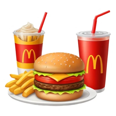 McDonald’s meal  sticker