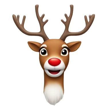 rudolph the red nose reindeer  sticker
