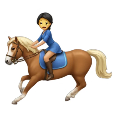 Prance regarde une fille sticker