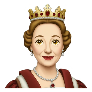 Old-Queen-Elizabeth-Tudor sticker