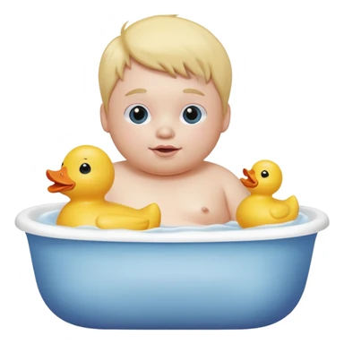 fat kid in a bathtub sticker