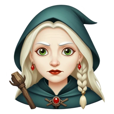 Baba Yaga sorcier wom sticker
