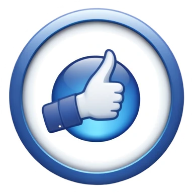 Facebook blue tick verification badge emoji sticker