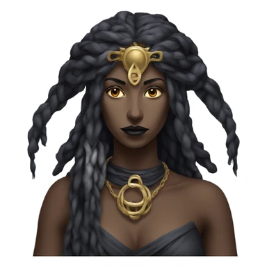 Hekate triple bodied sticker