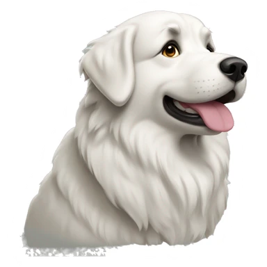 Great Pyrenees dog sticker