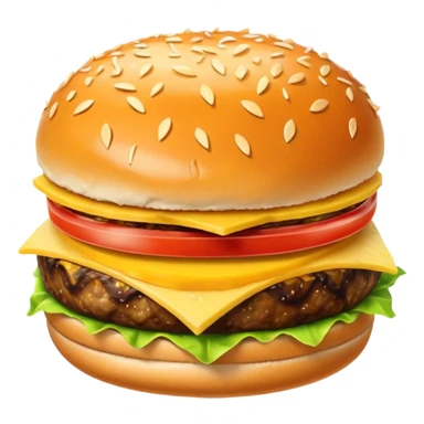 Pinapple in a burger sticker