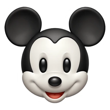 mickey mouse head blanck sticker