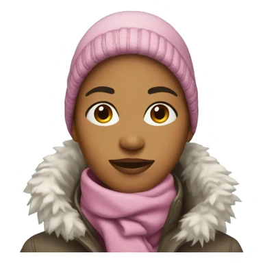 winter woman sticker