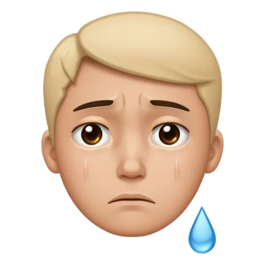 Sadness - feeling of sorrow or unhappiness sticker