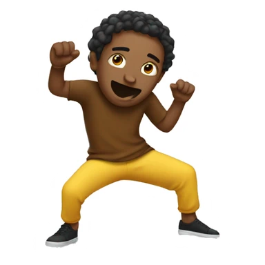 Dab emoji sticker