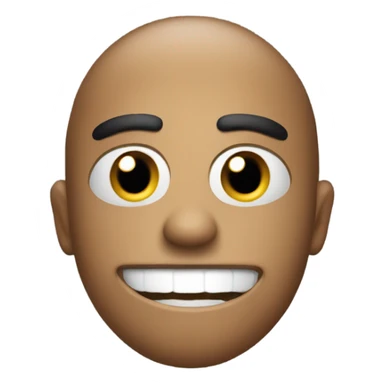 football with face sticker