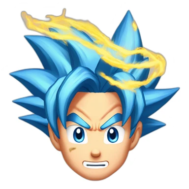 goku-supersaiyan-blue-face sticker