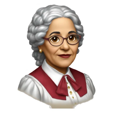 Julia Constancia de Burgos García was a Puerto Rican poet. As an advocate of Puerto Rican independence, she served as Secretary General of the Daughters of Freedom, the women's branch of the Puerto Rican Nationalist Party. burgundy  sticker