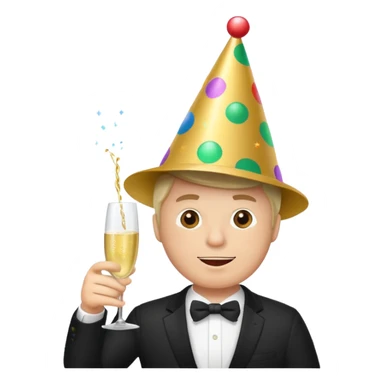 Craig at party sticker