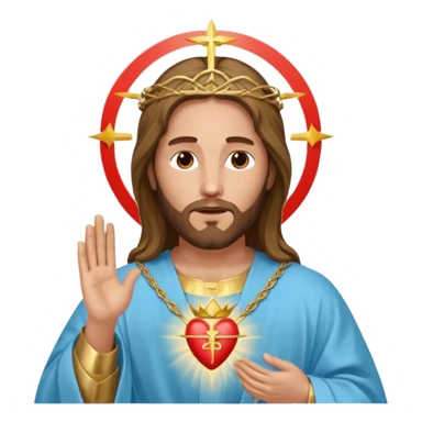Christian Sacred Heart sticker