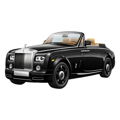 rolls royce noire droptail image to emoji sticker